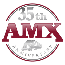 AMX 35th Anniversary Logo celebrate 35 years in transportation