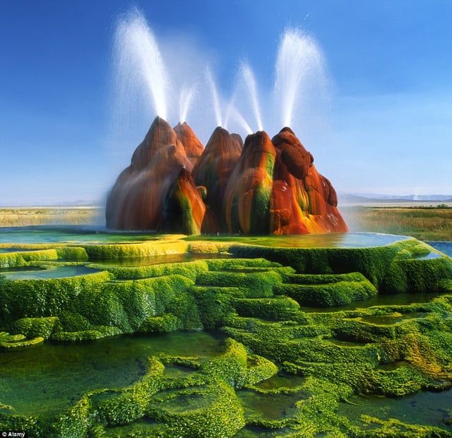 fly geyser, washoe county, nevada