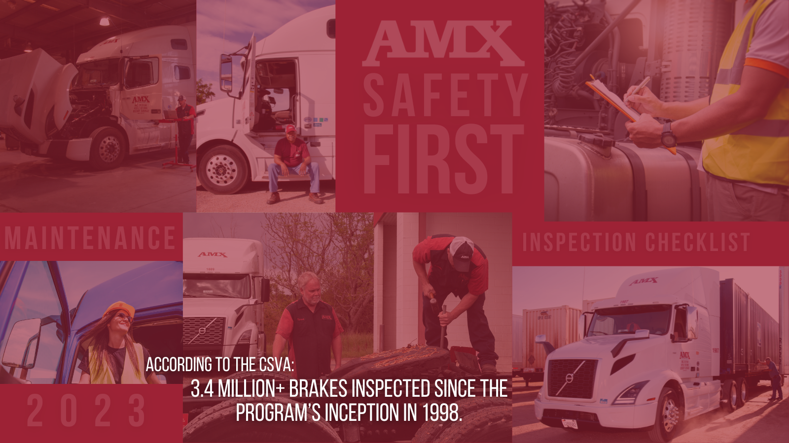 cvsa brake safety week safety first amx